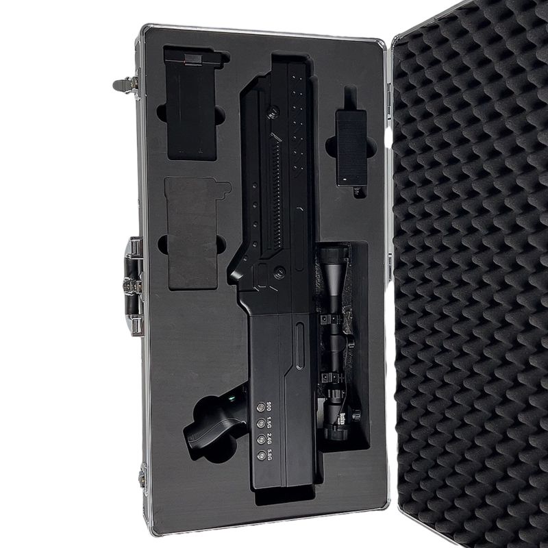  叶集手持便携式枪型低空防御反制四通道B型