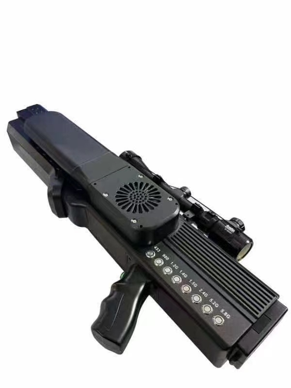  叶集手持便携式枪型低空防御反制八通道